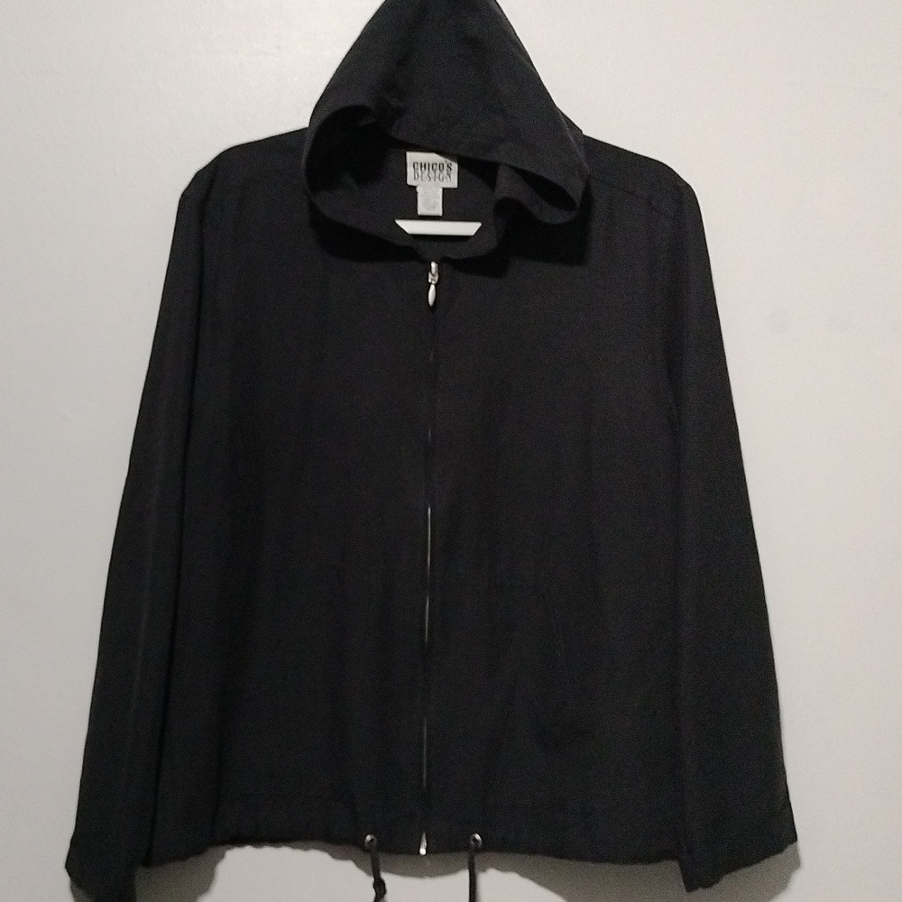 Chico's Design lightweight full zip jacket size 2